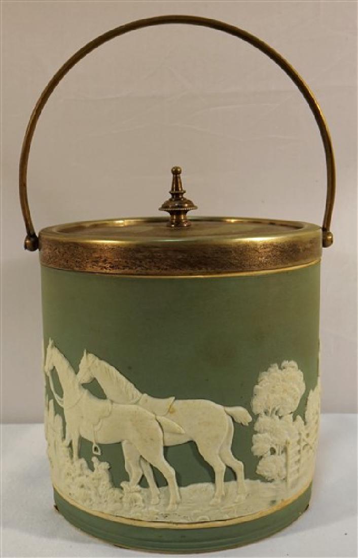 Victorian Wedgwood Covered Biscuit Jar (1 of 5)