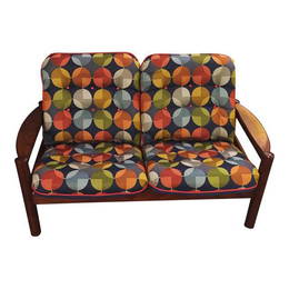 MID CENTURY MODERN DANISH Restored Loveseat