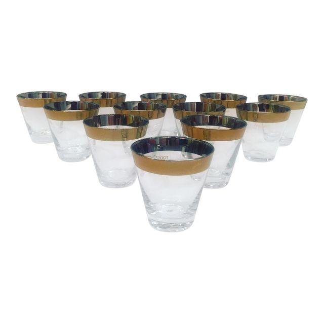 Roost Company Gold Trim Shot Glasses - Set of 12 (1 of 5)