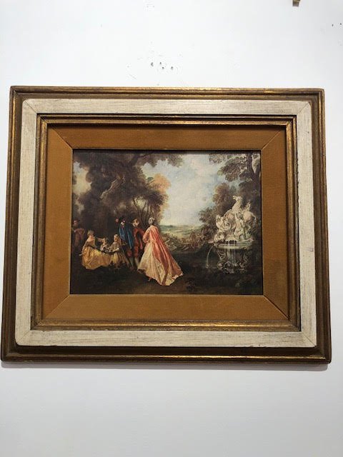 French framed 17th Century Landscape (1 of 4)