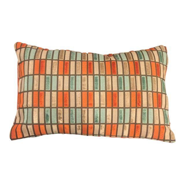 Multi Colored Couture Velvet Pillows - a Pair (1 of 3)