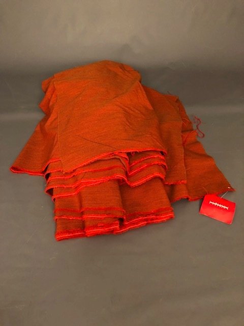 Maharam Kvadrat Upholstery fabric 13 plus yards: Maharam Kvadrat Upholstery fabric 13+ yards orange tan color.