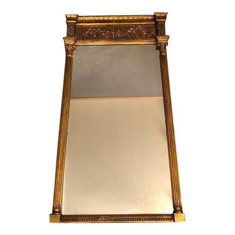 Antique Victorian Italian Gold Leaf Wall Mirror (1 of 6)