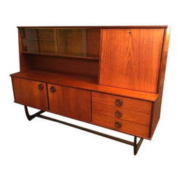 1960s Mid-Century Danish Teak Sideboard Bar