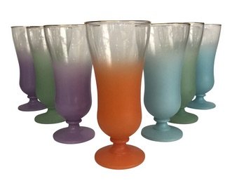 Vintage Mid-Century Modern Blendo Drinking Glasses - Se (1 of 4)