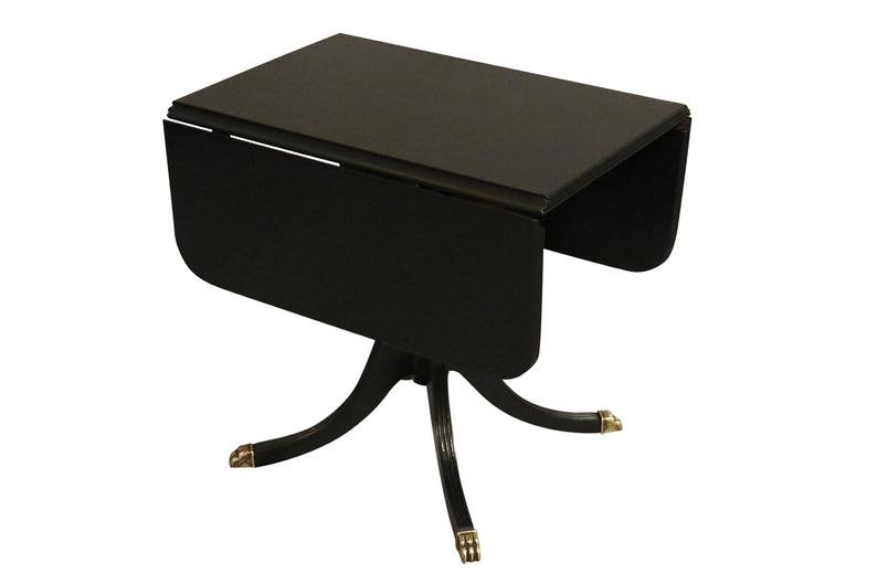 Antique Duncan Phyfe curated black end table (1 of 5)