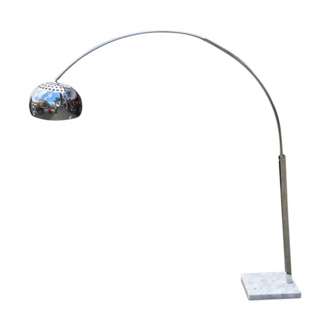 Mid-Century marble arch floor lamp (1 of 4)