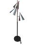 Mid Century three shades chrome floor lamp 1960s