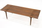 Mid-Century Coffee table or bench. Marked Yugoslavia