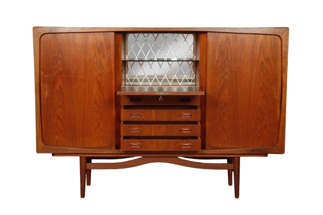 Danish Mid Century Modern Bar Buffet in Teak (1 of 7)