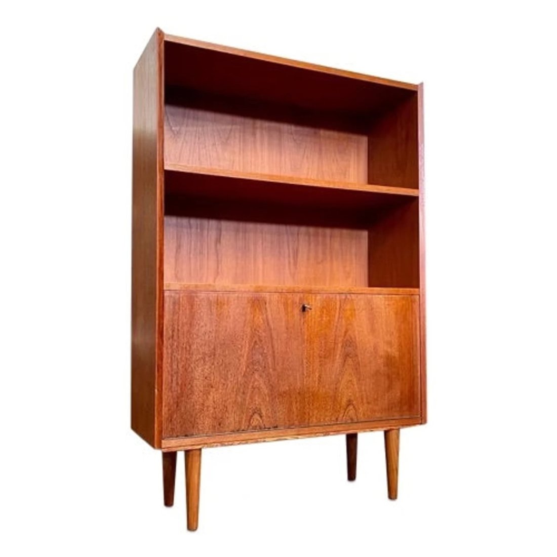 Mid-Century Teak bookcase with cabinet (1 of 3)