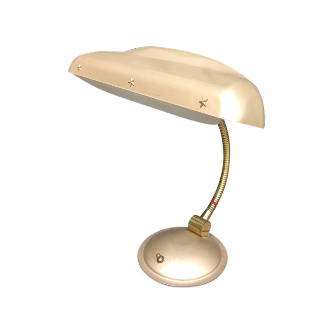 Mid Century Adjustable Retro Brass Desk Lamp (1 of 3)