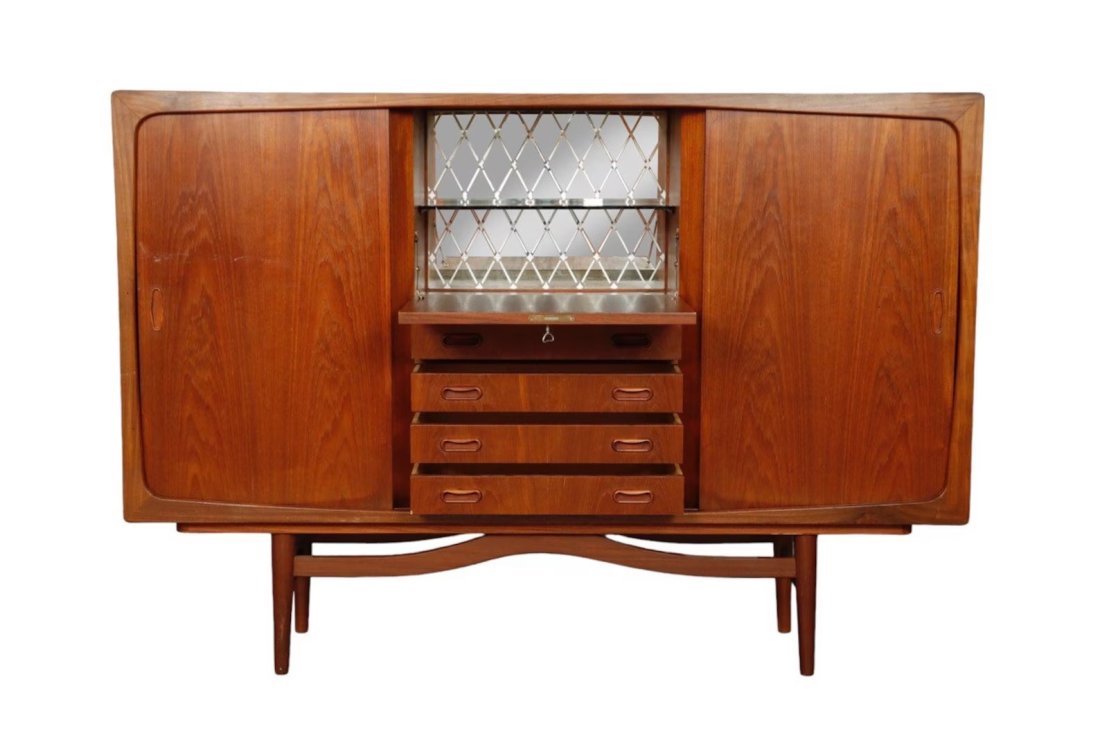 Danish Mid Century Modern Bar Buffet in Teak (1 of 4)