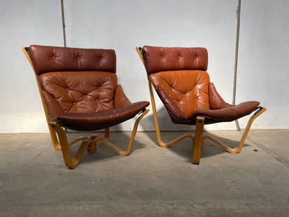 Pair Mid-Century Pair Lounge chairs leather circa 1960's: Pair Mid-Century Pair Lounge chairs leather circa 1960's----Dimensions: Width---34 inches, Depth---28 inches, Height---36 inches, Seat Height--16 inches,