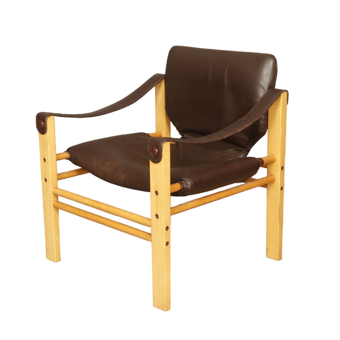 Mid-Century Skipper safari lounge chair: Mid-Century skipper safari lounge chair Dimensions: W24 x D24 x H29 inches. Seat Height 16 inches