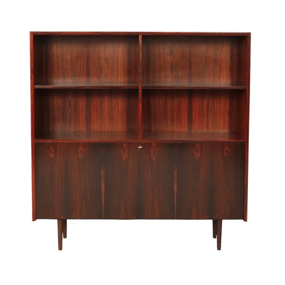 Mid-Century Rosewood bookshelf with shelves and drawer (1 of 5)