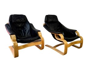 Mid-Century Danish lounges from Skippers Møbler (pair)