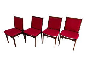 Mid-Century Danish Rosewood dining chairs from Jensen Møbler (4)