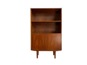 Mid-Century Danish Teak Bookcase with storage cabinet below