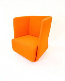 Mid Century Softline “Basket&rdquo; lounge chair