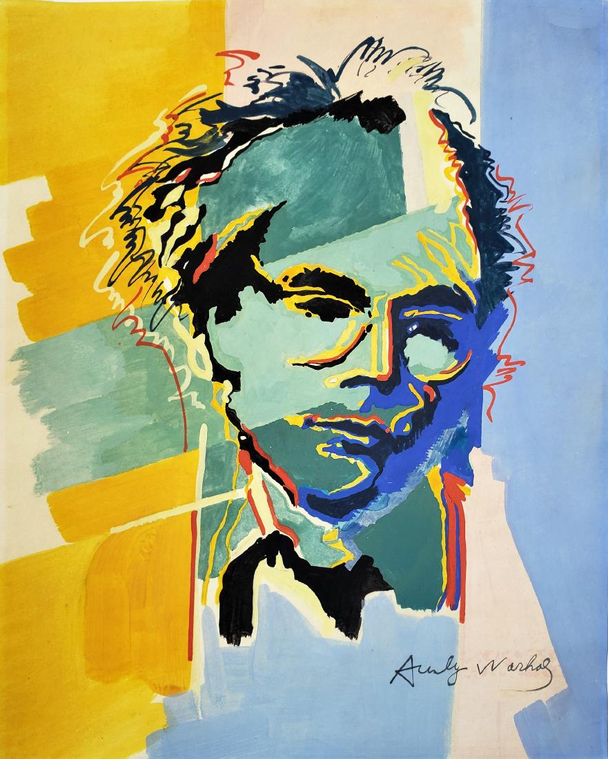 Andy WARHOL Mixed Media on paper (1 of 3)