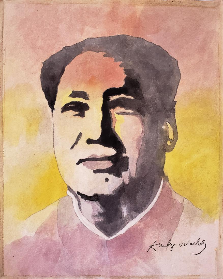 Andy WARHOL Mixed Media on paper (1 of 2)