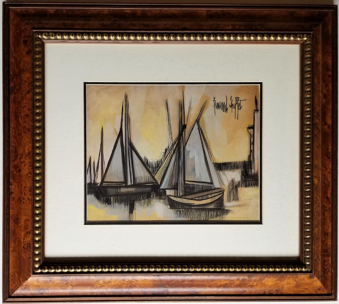 Gouache on paper -Bernard Buffet (1 of 2)