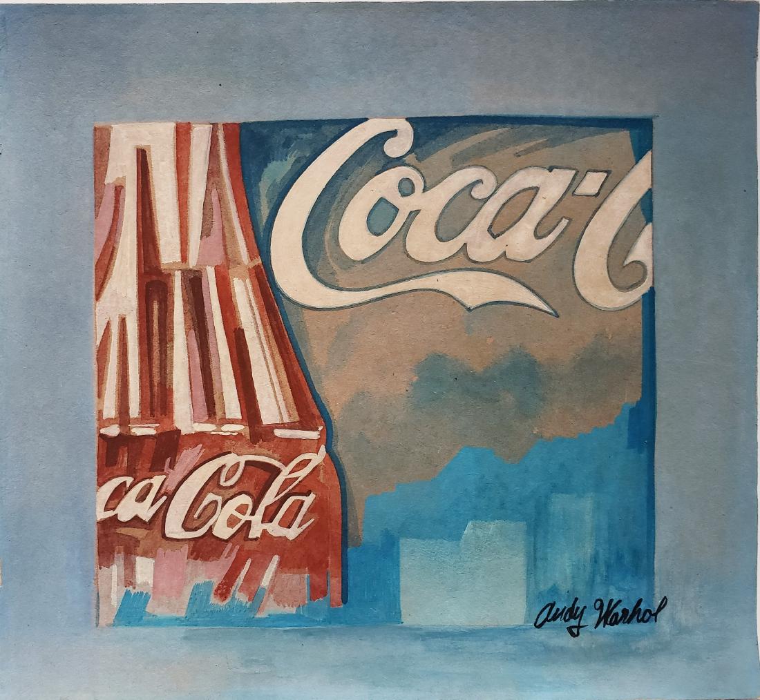 Andy WARHOL Mixed Media on paper (1 of 1)