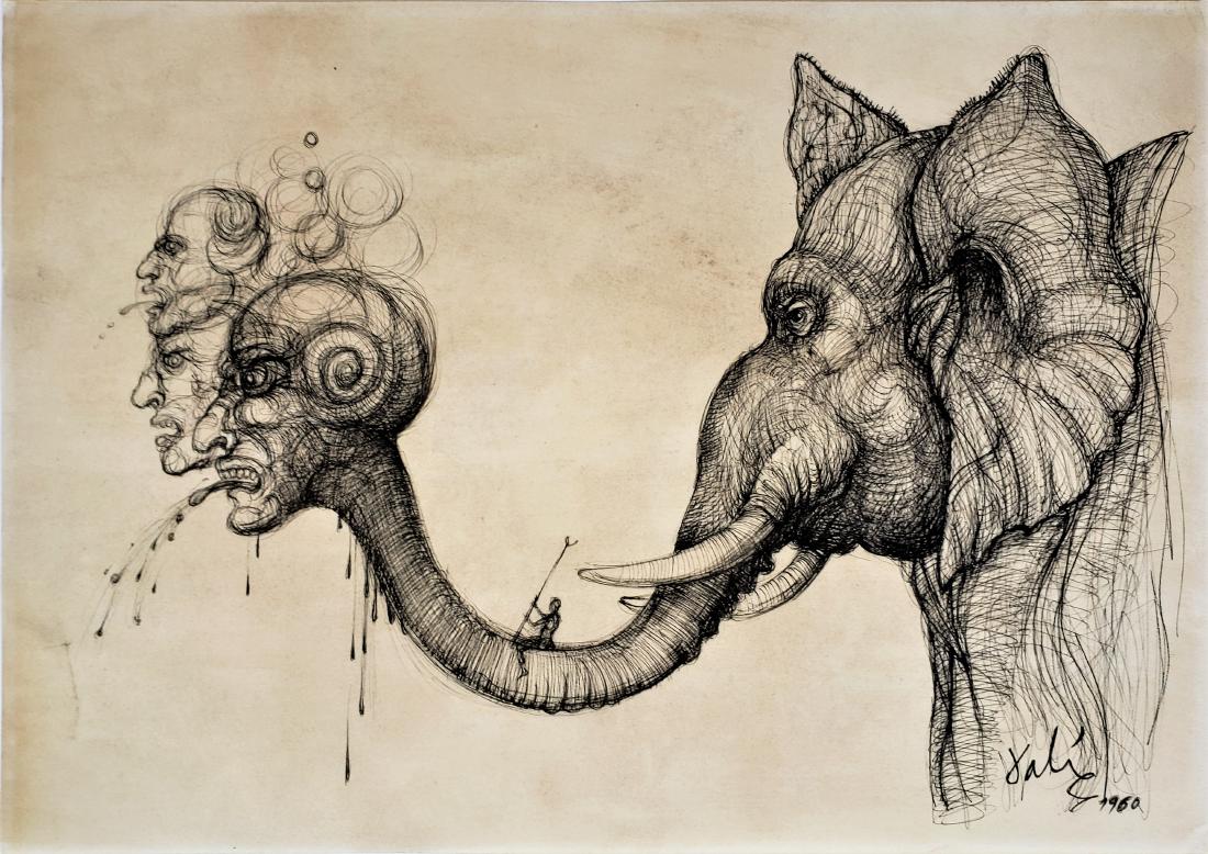 Dali. Ink on paper. (1 of 1)