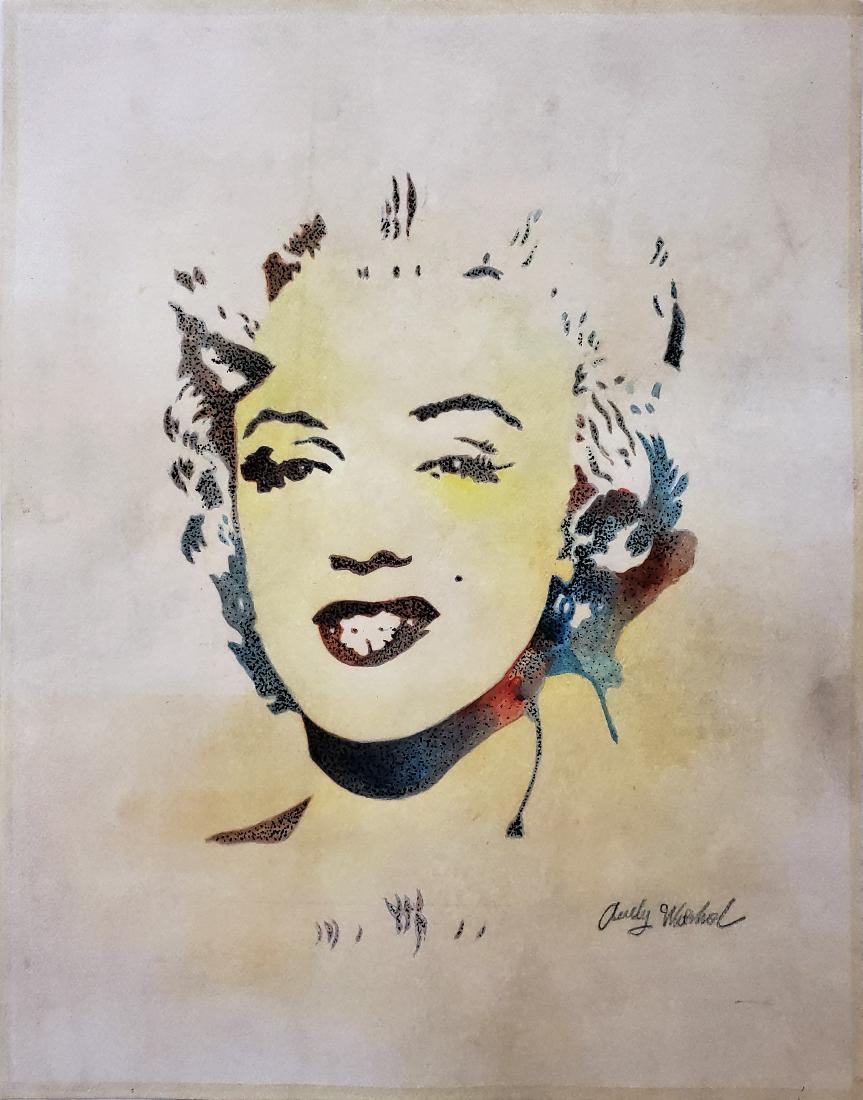 Andy WARHOL Mixed Media on paper (1 of 2)