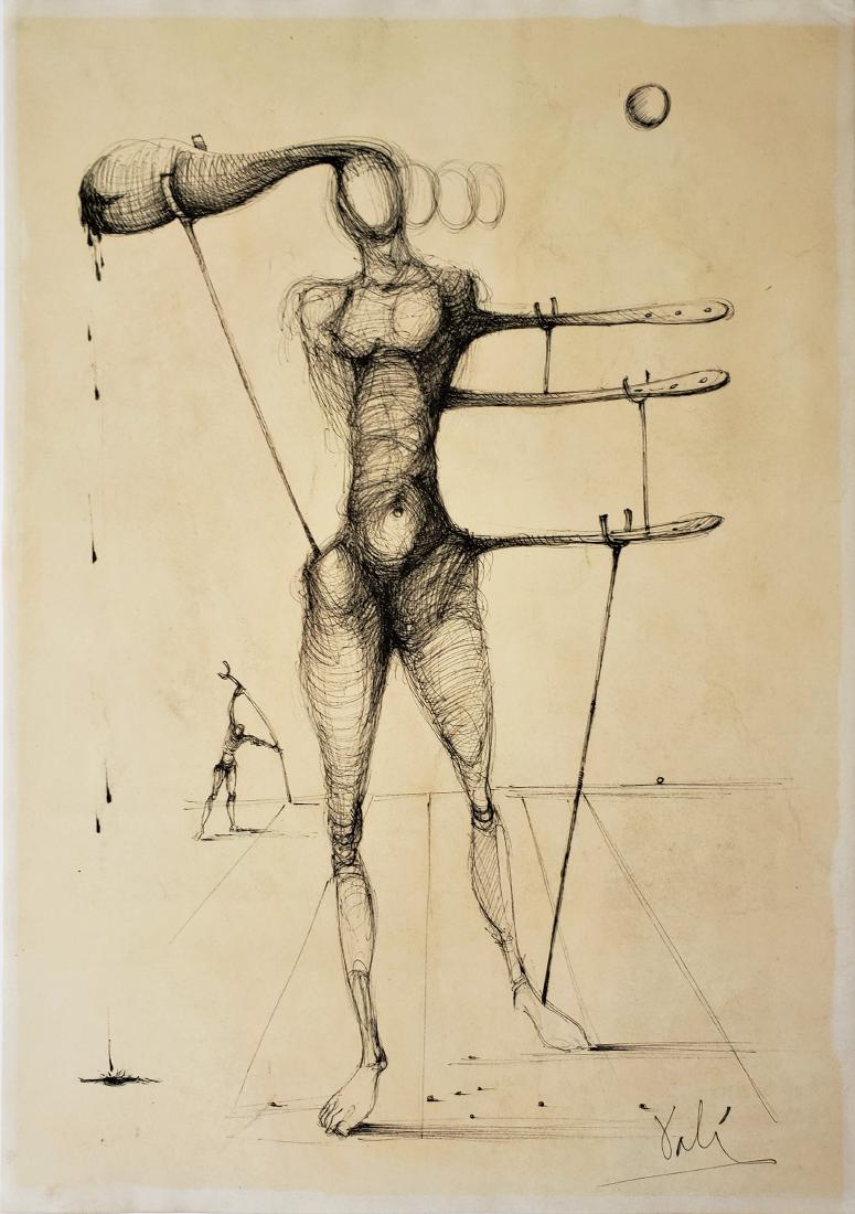 In The Manner Of Salvador Dali. Ink on paper. (1 of 1)