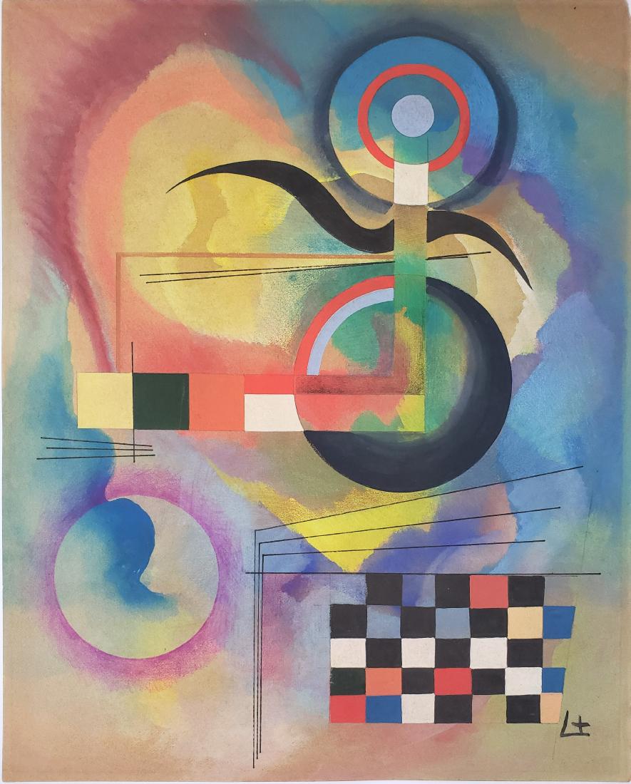 KANDINSKY gouache on paper (1 of 2)