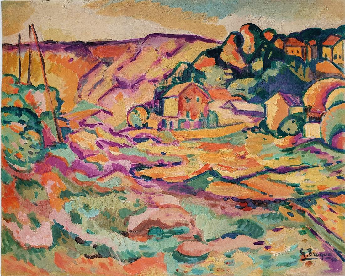 Gouache on paper signed Georges Braque (1 of 2)