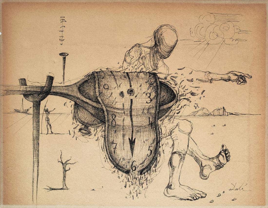 Dali. Ink on paper. (1 of 2)