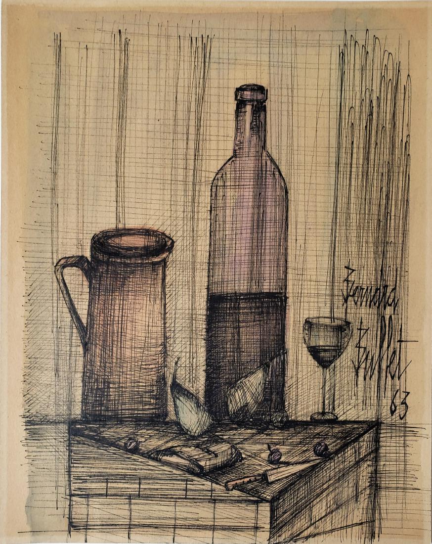 Mixed Media on paper -Bernard Buffet (1 of 2)