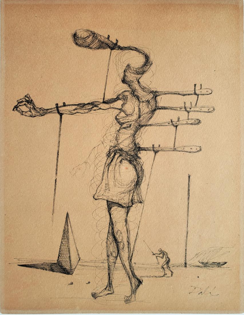 Dali. Ink on paper. (1 of 2)