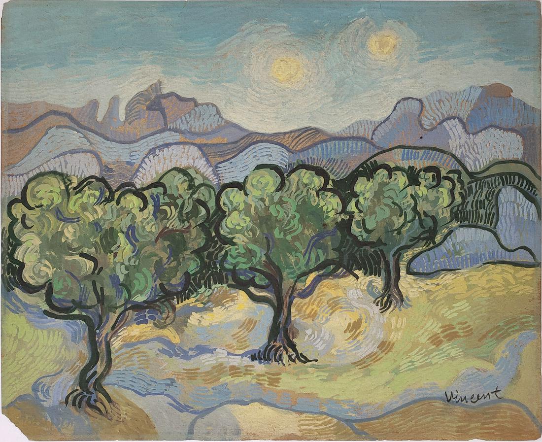 Gouache on paper  signed Vincent. (1 of 1)