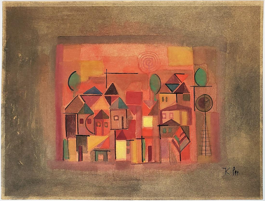 Gouache on paper signed Paul Klee (1 of 2)