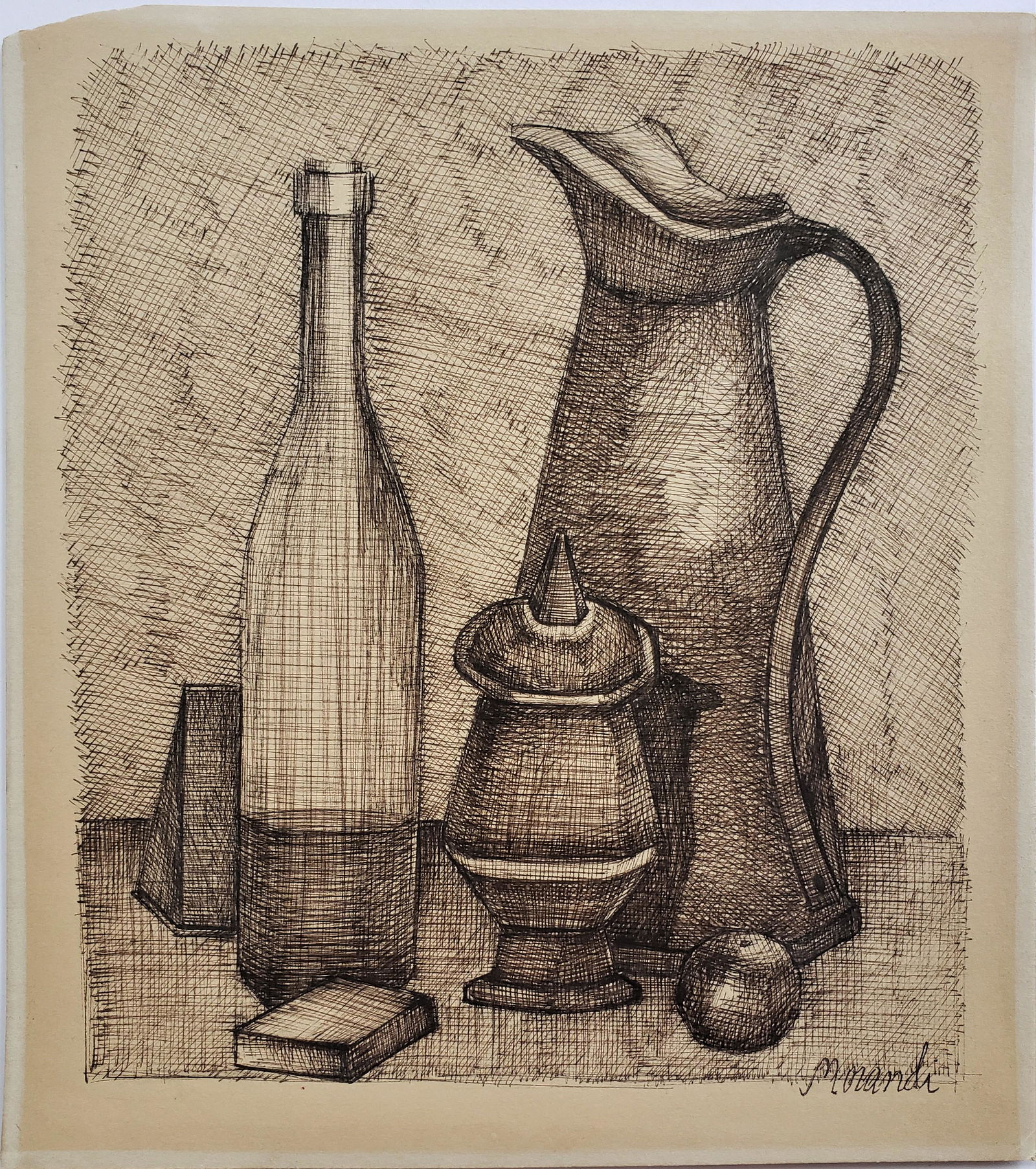 Ink on paper signed Morandi (1 of 2)