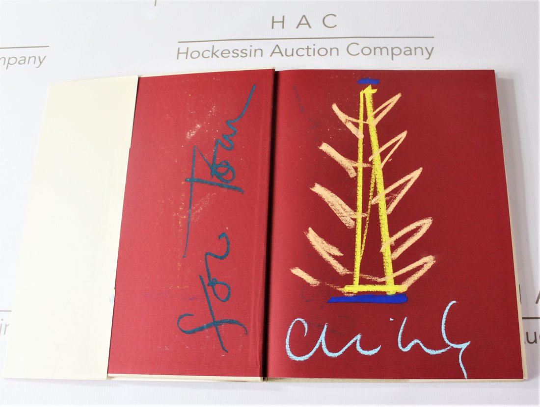 Book & Signed Painting by Dale Chihuly (1 of 5)