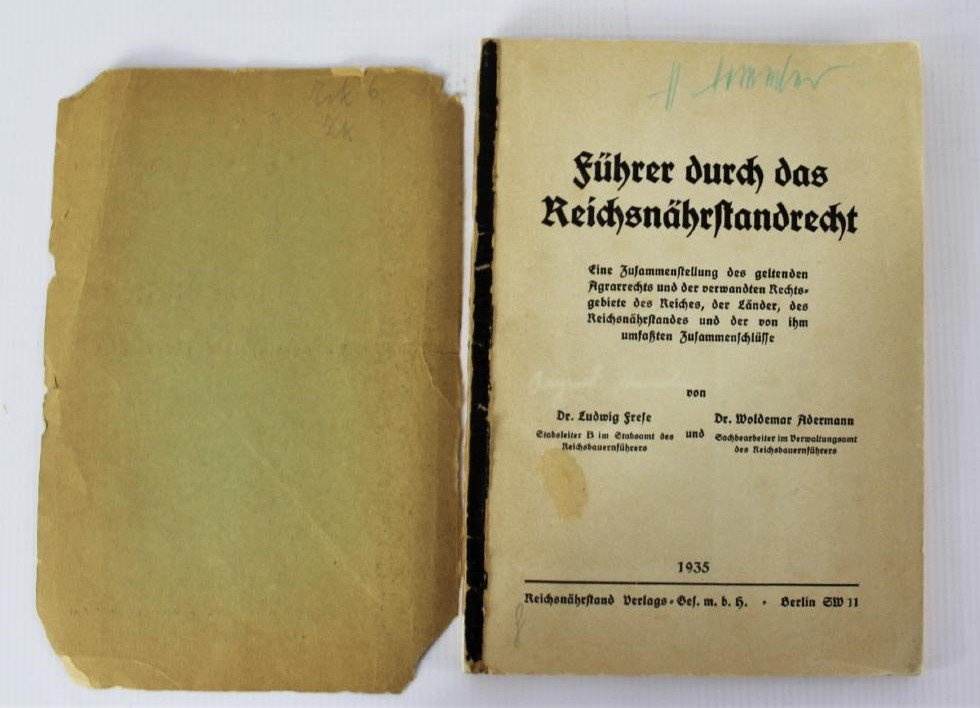 Book Signed by Heinrich Himmler (1 of 4)