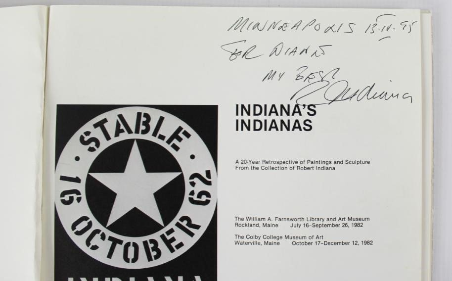 Book Signed by Robert Indiana, Indiana's Indianas (1 of 4)