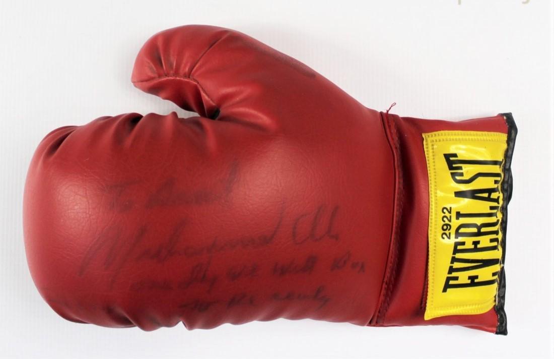 Boxing Glove Signed by Muhammad Ali (1 of 4)