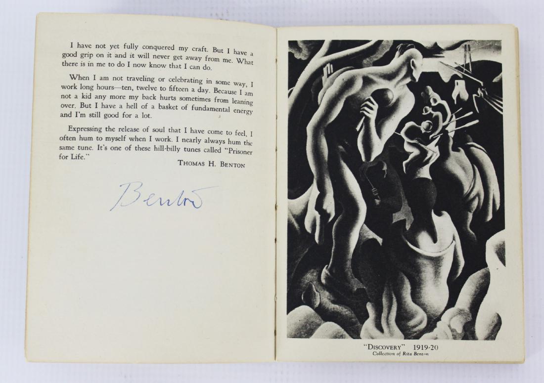Book Signed by Thomas H. Benton (1 of 4)