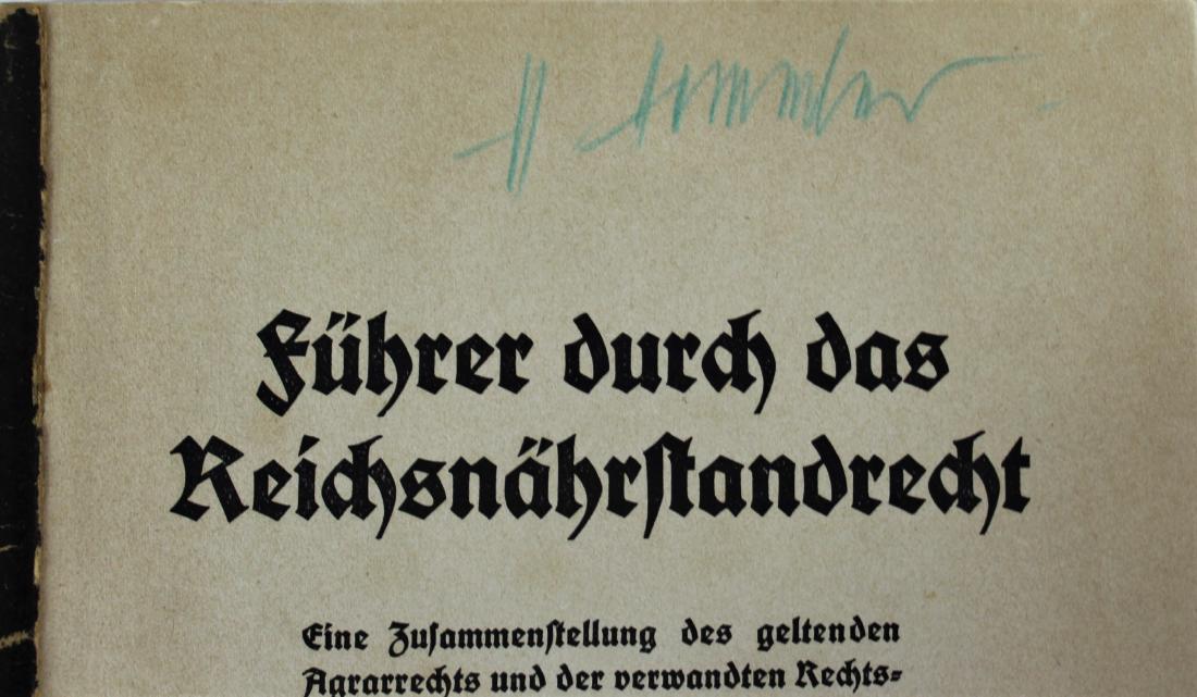 Book Signed by Heinrich Himmler (1 of 4)