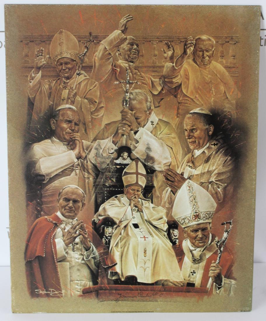 Print Signed by Pope John Paul ll (1 of 6)