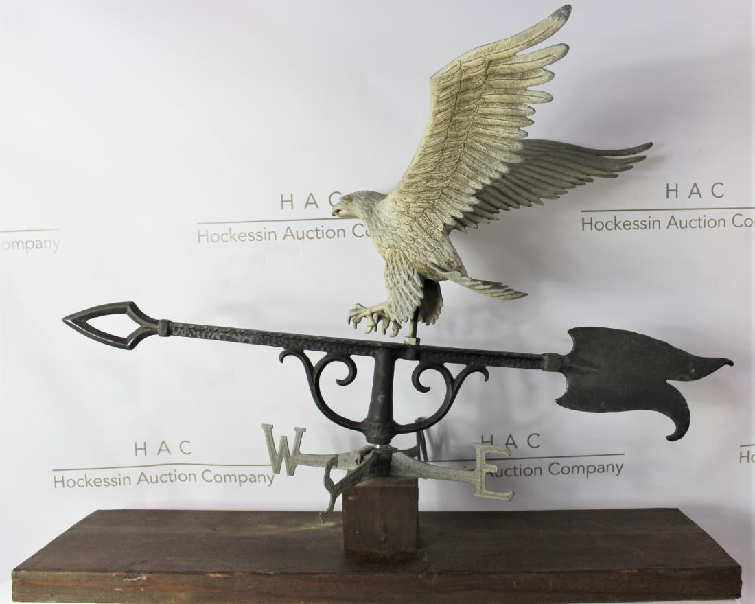 Antique Eagle Copper Weather Vane (1 of 5)