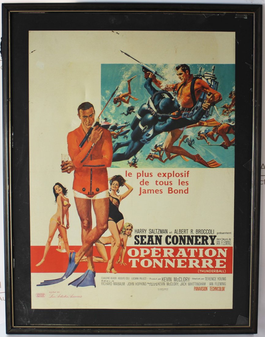 Original James Bond  Movie Poster, Thunderball (1 of 5)