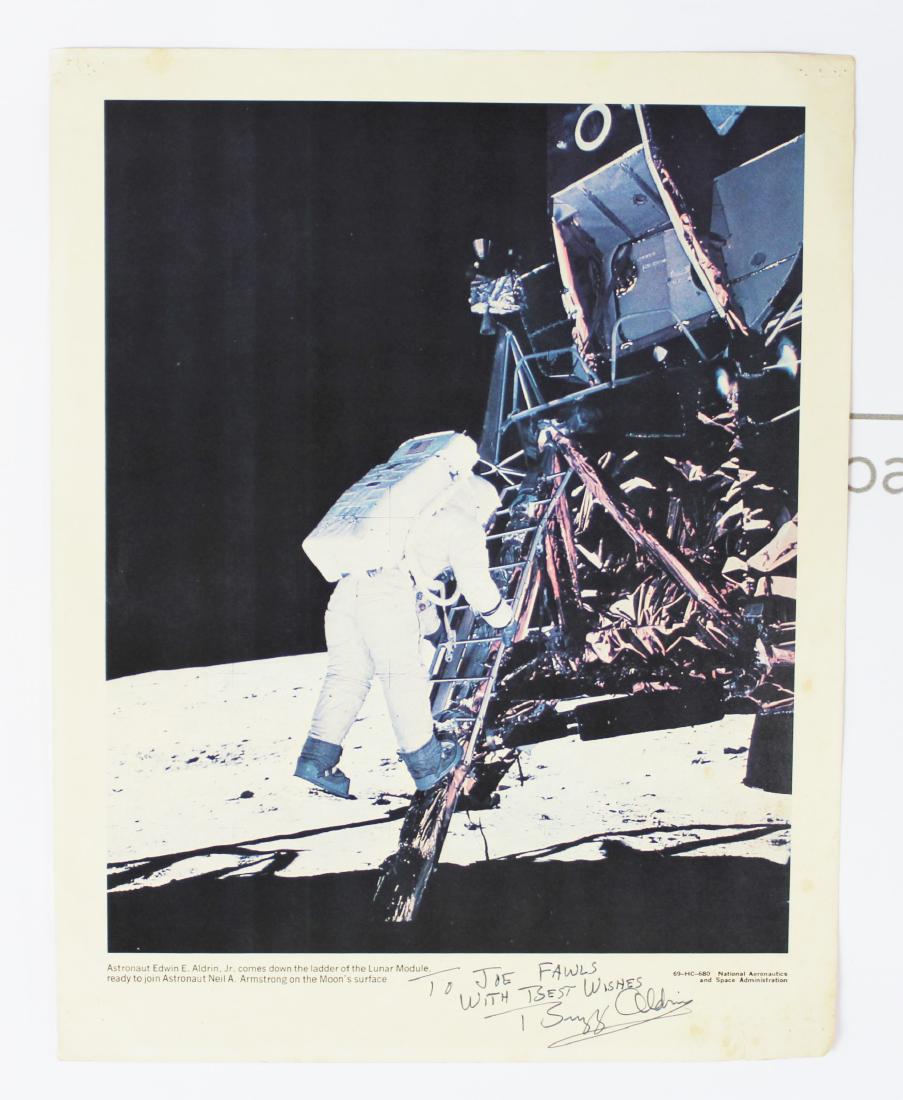 Buzz Aldrin Signed NASA Lithograph (1 of 7)