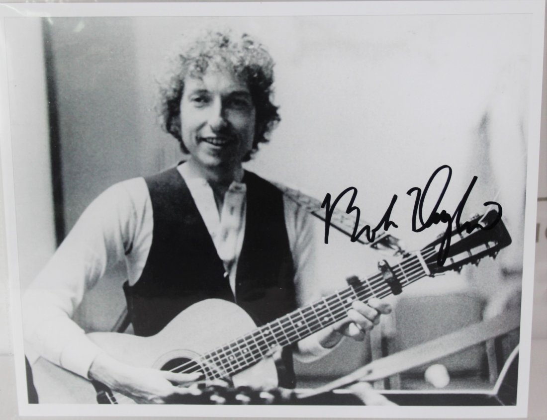Photograph Signed by Bob Dylan (1 of 4)